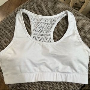 ZYIA White Sports Bra size Medium